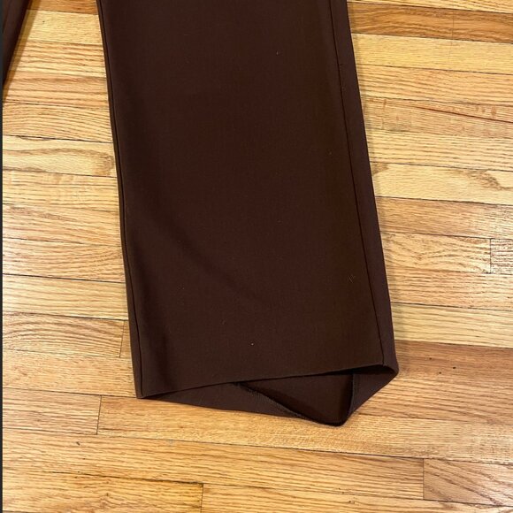Abercrombie & Fitch Sloane Tailored Wide Leg Pant (Dark Coffee, Size 10) - Picture 5 of 8